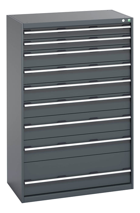 Bott Cubio Drawer Cabinet With 9 Drawers (200Kg) (WxDxH: 1050x650x1600mm) - Part No:40021044
