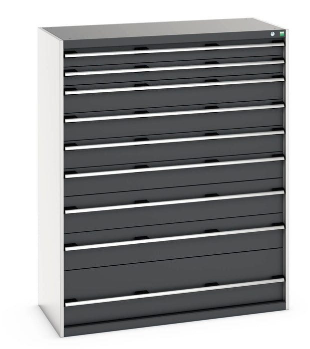 Bott Cubio Drawer Cabinet With 9 Drawers (WxDxH: 1300x650x1600mm) - Part No:40022133