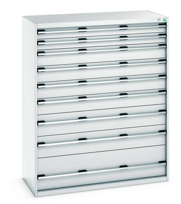 Bott Cubio Drawer Cabinet With 9 Drawers (200Kg) (WxDxH: 1300x650x1600mm) - Part No:40022134