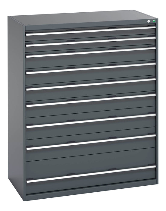 Bott Cubio Drawer Cabinet With 9 Drawers (WxDxH: 1300x750x1600mm) - Part No:40030075