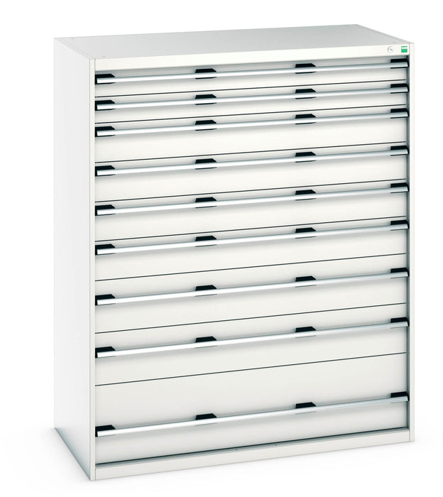 Bott Cubio Drawer Cabinet With 9 Drawers (200Kg) (WxDxH: 1300x750x1600mm) - Part No:40030076
