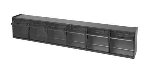Tilt Box 6 Compartments With Perfo Holding Brackets (WxDxH: 600x96x112mm) - Part No:02513017