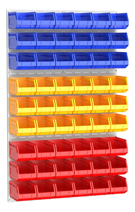 Bott Louvre Panel And Bin Kit 2X Vertical 1.5M Panels With 54 Bins (WxH: 914x1486mm) - Part No:14030016