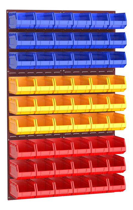 Bott Louvre Panel And Bin Kit 2X Vertical 1.5M Panels With 54 Bins (WxH: 914x1486mm) - Part No:14030016