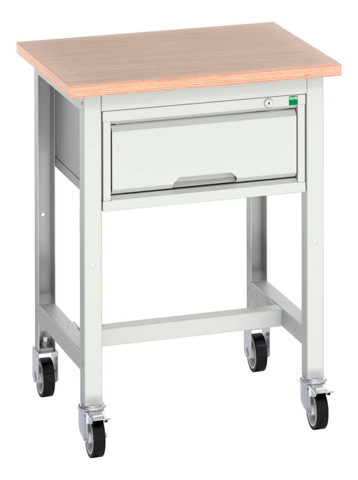 Bott Verso Mobile Workstand With 1 Drawer Cabinet & Multiplex Top (WxDxH: 700x600x930mm) - Part No:16922200
