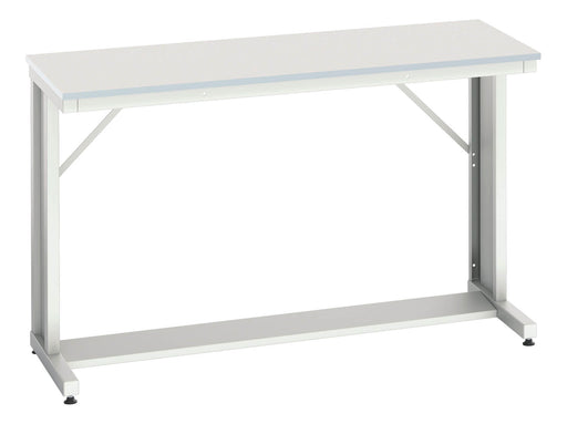 Verso Cantilever Bench With Mfc Worktop (WxDxH: 1500x600x930mm) - Part No:16922307