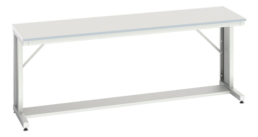 Verso Cantilever Bench With Mfc Worktop (WxDxH: 2000x600x780mm) - Part No:16922309