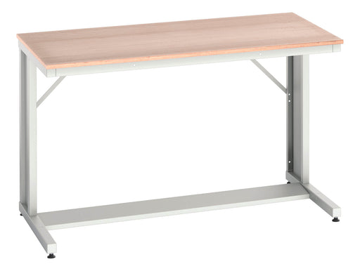 Verso Cantilever Bench With Multiplex Worktop (WxDxH: 1500x800x930mm) - Part No:16922326