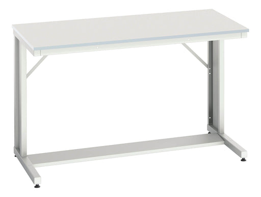 Verso Cantilever Bench With Mfc Worktop (WxDxH: 1500x800x930mm) - Part No:16922327