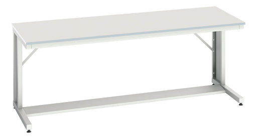 Verso Cantilever Bench With Mfc Worktop (WxDxH: 2000x800x780mm) - Part No:16922329