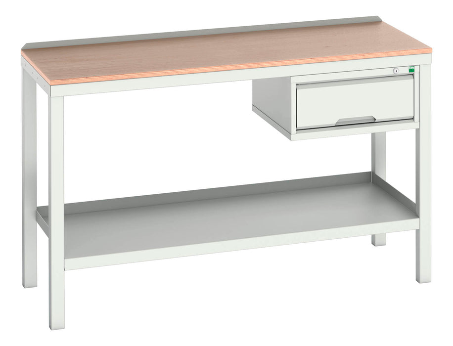 Bott Verso Welded Bench With 1 Drawer Cab & Mpx Top (WxDxH: 1500x600x930mm) - Part No:16922605