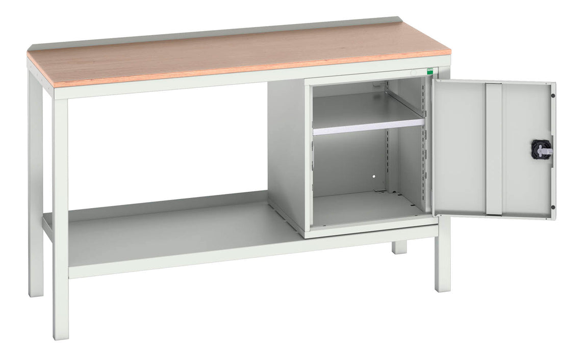 Bott Verso Welded Bench With Cupboard & Mpx Top (WxDxH: 1500x600x930mm) - Part No:16922607