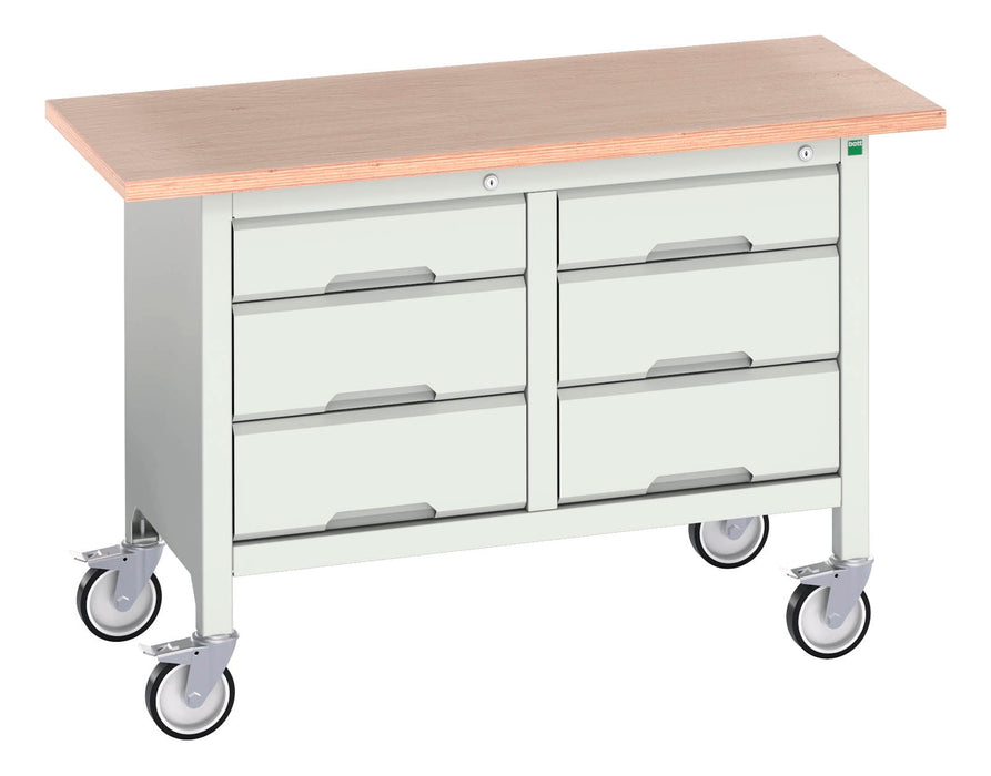 Bott Verso Mobile Storage Bench (Mpx) With 3 Drawer Cab / 3 Drawer Cab (WxDxH: 1250x600x830mm) - Part No:16923204