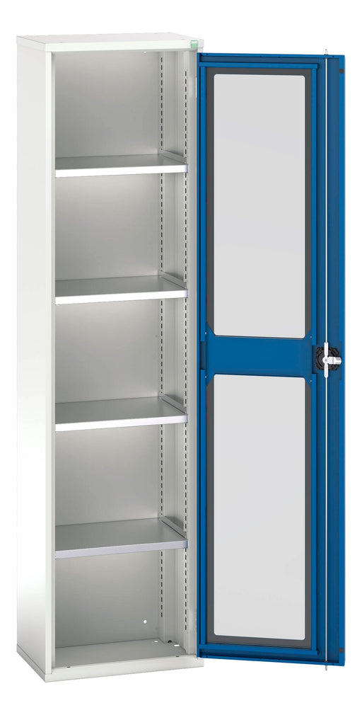 Verso Window Door Cupboard With 4 Shelves (WxDxH: 525x350x2000mm) - Part No:16926073