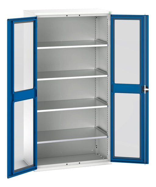 Verso Window Door Cupboard With 4 Shelves (WxDxH: 1050x550x2000mm) - Part No:16926277