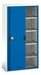 Verso Sliding Door Cupboard With 4 Shelves (WxDxH: 1050x550x2000mm) - Part No:16926281