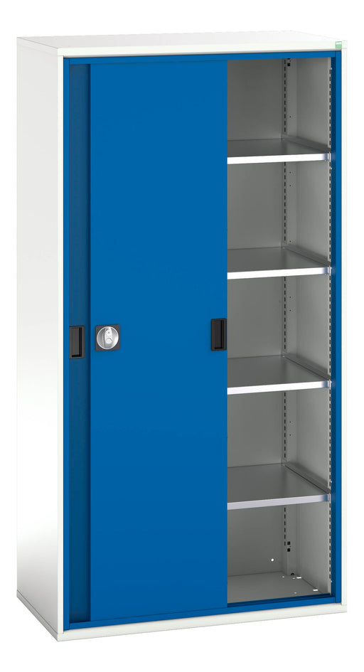 Verso Sliding Door Cupboard With 4 Shelves (WxDxH: 1050x550x2000mm) - Part No:16926281