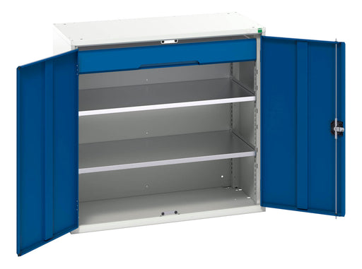 Verso Kitted Cupboard With 2 Shelves, 1 Drawer (WxDxH: 1050x550x1000mm) - Part No:16926552