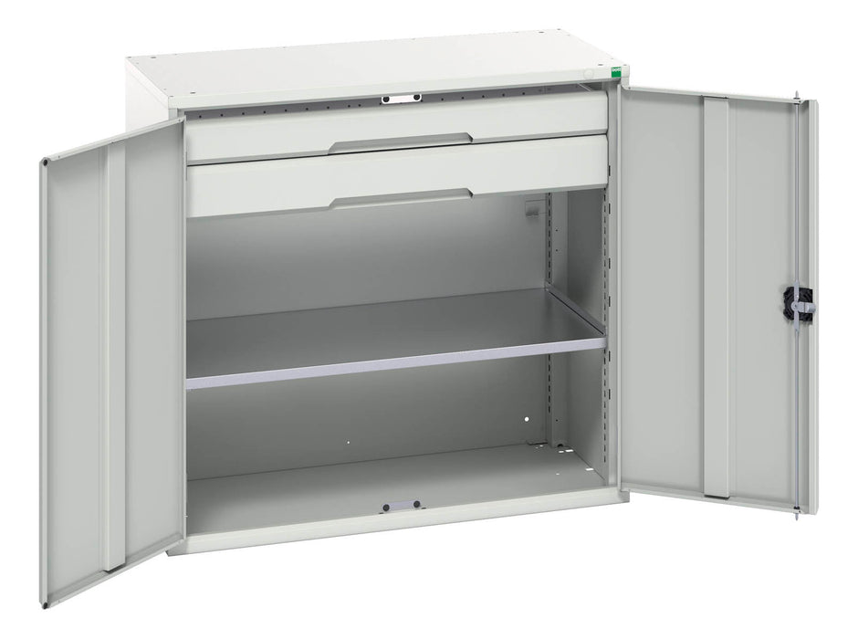 Bott Verso Kitted Cupboard With 1 Shelf, 2 Drawers (WxDxH: 1050x550x1000mm) - Part No:16926553