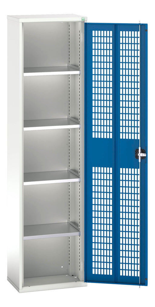 Verso Ventilated Door Cupboard With 4 Shelves (WxDxH: 525x350x2000mm) - Part No:16926713