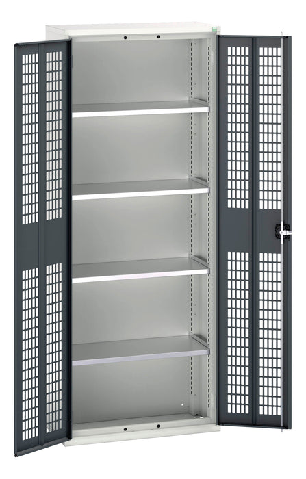Bott Verso Ventilated Door Cupboard With 4 Shelves (WxDxH: 800x350x2000mm) - Part No:16926733