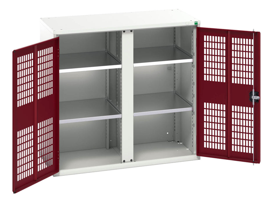 Bott Verso Ventilated Door Kitted Cupboard With 4 Shelves & Partition (WxDxH: 1050x550x1000mm) - Part No:16926763