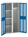 Verso Ventilated Door Kitted Cupboard With 4 Shelves, 1 Rail & Partition (WxDxH: 1050x550x2000mm) - Part No:16926774