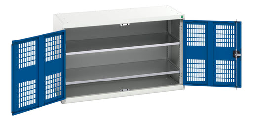 Verso Ventilated Door Cupboard With 2 Shelves (WxDxH: 1300x550x800mm) - Part No:16926780