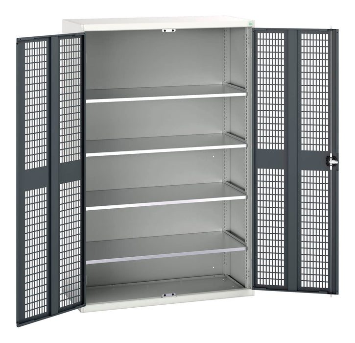 Bott Verso Ventilated Door Cupboard With 4 Shelves (WxDxH: 1300x550x2000mm) - Part No:16926783