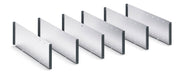 Verso Adjustable Metal Divider Kit 7 Compartment. For Cabinet - (WxDxH: 1050x550x175mm) - Part No:16926841
