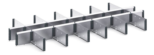 Verso Adjustable Metal Divider Kit 21 Compartment. For Cabinet - (WxDxH: 1050x550x100/125mm) - Part No:16926844