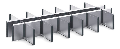 Verso Adjustable Metal Divider Kit 21 Compartment. For Cabinet - (WxDxH: 1050x550x175mm) - Part No:16926845
