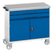 Verso Mobile Cabinet With 2 Drawers, Door And Lino Top (WxDxH: 1050x600x980mm) - Part No:16927059