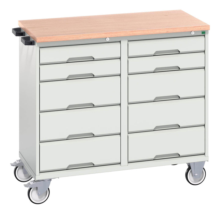 Bott Verso Maintenance Trolley With 10 Drawers And Mpx Top (WxDxH: 1050x600x980mm) - Part No:16927101