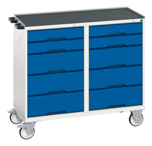 Verso Maintenance Trolley With 10 Drawers And Top Tray (WxDxH: 1050x550x965mm) - Part No:16927102