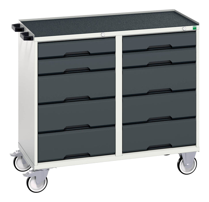 Bott Verso Maintenance Trolley With 10 Drawers And Top Tray (WxDxH: 1050x550x965mm) - Part No:16927102