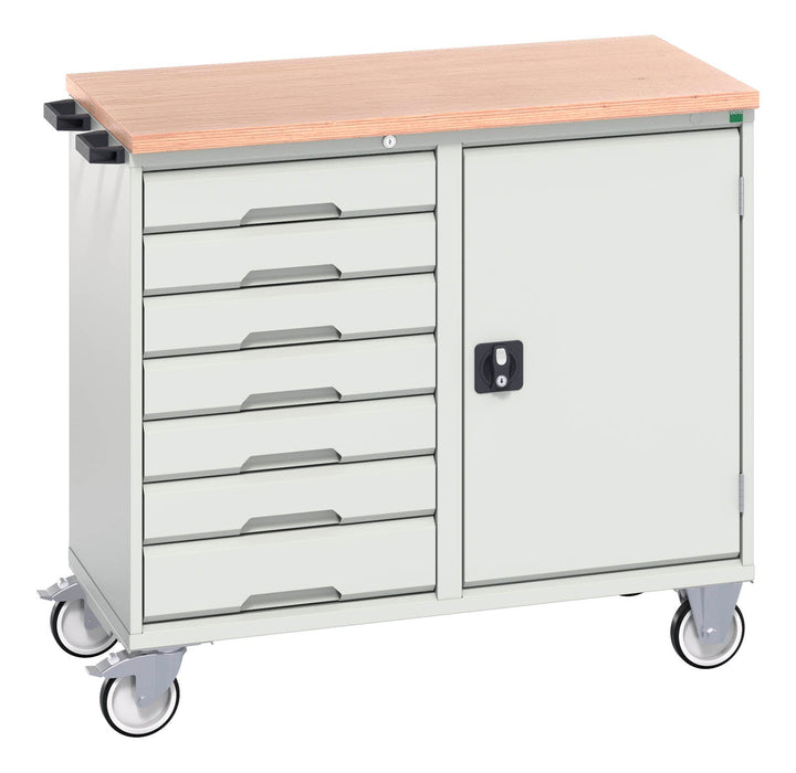 Bott Verso Maintenance Trolley With 7 Drawers, Door And Mpx Top (WxDxH: 1050x600x980mm) - Part No:16927127