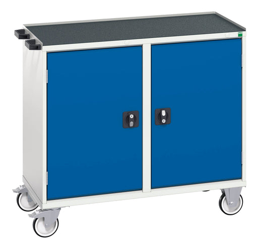 Verso Maintenance Trolley With 2 Doors, 2 Shelves And Top Tray (WxDxH: 1050x550x965mm) - Part No:16927142