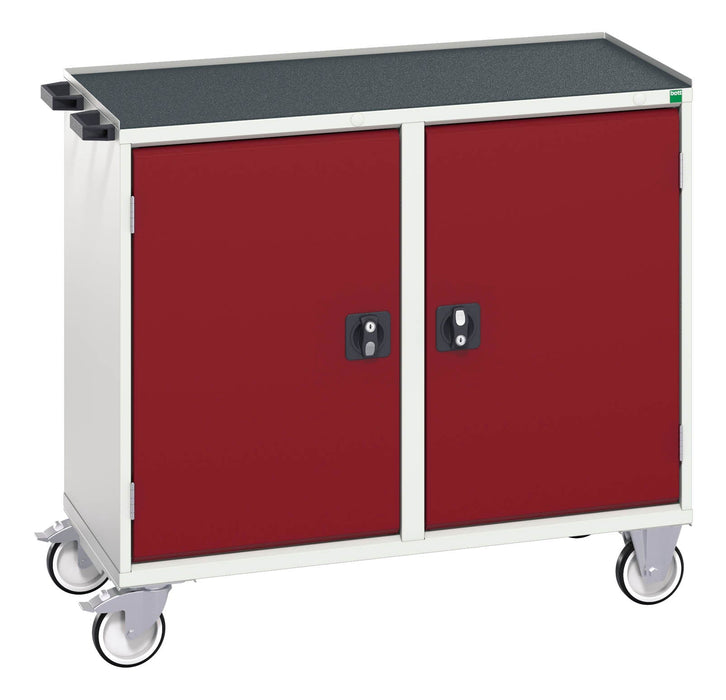 Bott Verso Maintenance Trolley With 2 Doors, 2 Shelves And Top Tray (WxDxH: 1050x550x965mm) - Part No:16927142