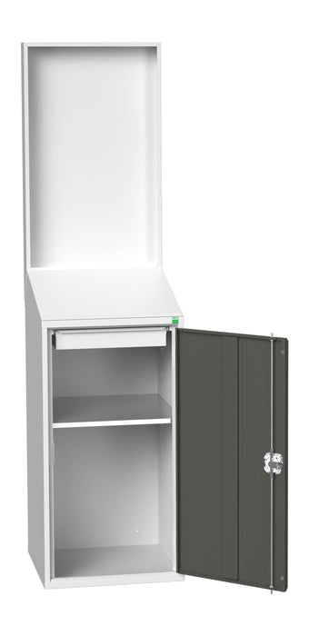 Bott Verso Economy Lectern With Backpanel Plain With 1 Shelf, 1 Drawer (WxDxH: 525x550x2000mm) - Part No:16929026