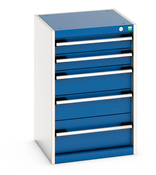 Cubio Drawer Cabinet With 5 Drawers (WxDxH: 525x525x800mm) - Part No:40010027