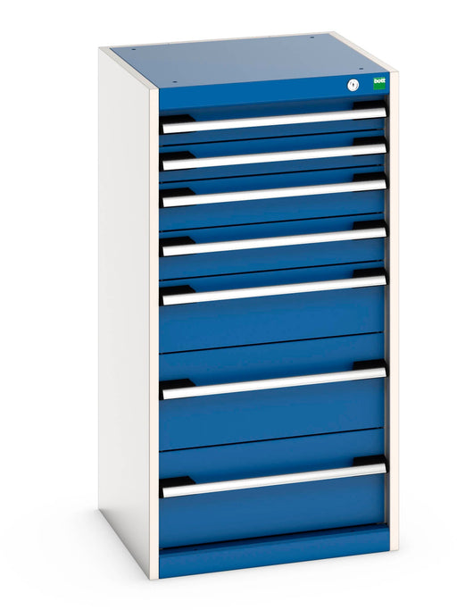 Cubio Drawer Cabinet With 7 Drawers (WxDxH: 525x525x1000mm) - Part No:40010051