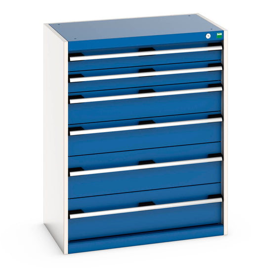 Cubio Drawer Cabinet With 6 Drawers (WxDxH: 800x525x1000mm) - Part No:40012035