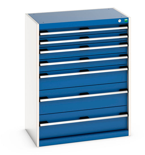 Cubio Drawer Cabinet With 7 Drawers (WxDxH: 800x525x1000mm) - Part No:40012100