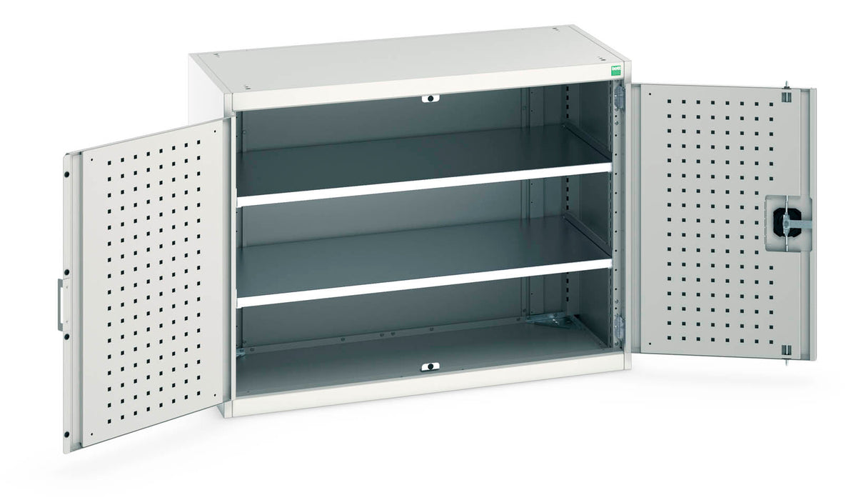 Bott Cubio Cupboard With Perfo Doors & 2 Shelves (WxDxH: 1050x525x800mm) - Part No:40013046
