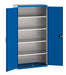 Cubio Cupboard With Perfo Doors & 4 Shelves (WxDxH: 1050x525x2000mm) - Part No:40013053