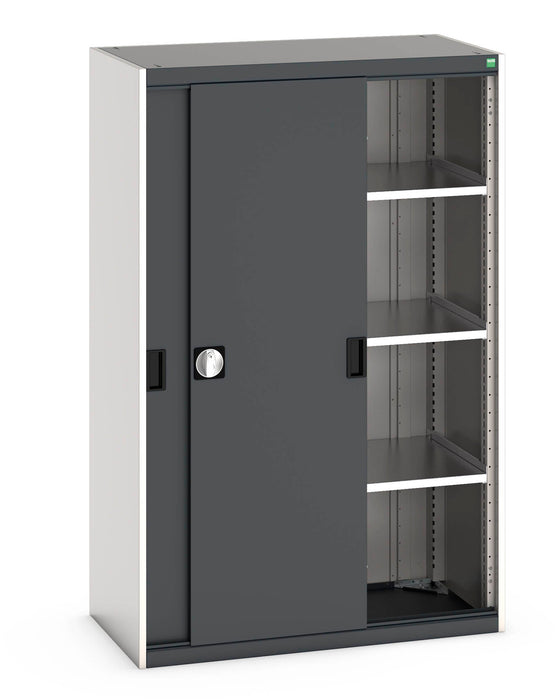 Bott Cubio Cupboard With Sliding Doors & 3 Shelves (WxDxH: 1050x525x1600mm) - Part No:40013072