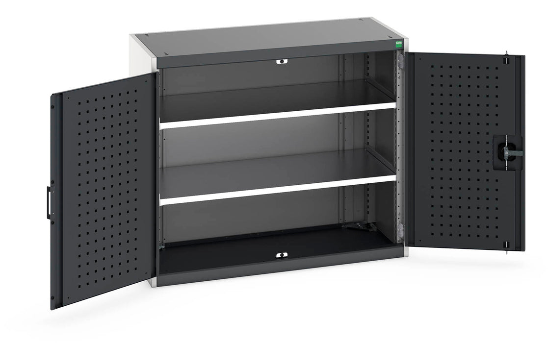 Bott Cubio Cupboard With Perfo Doors & 2 Shelves (WxDxH: 1050x525x900mm) - Part No:40013077