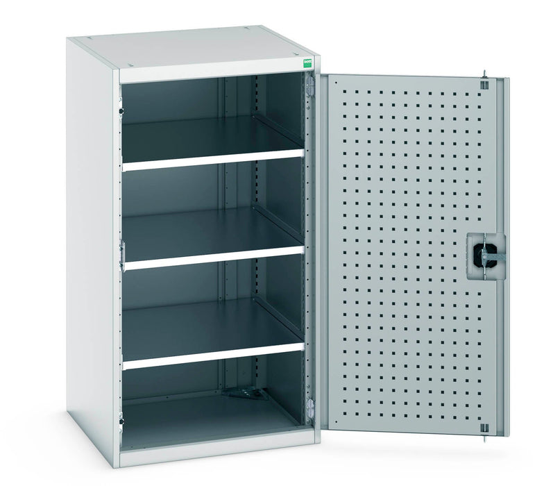 Bott Cubio Cupboard With Perfo Doors & 3 Shelves (WxDxH: 650x650x1200mm) - Part No:40019122