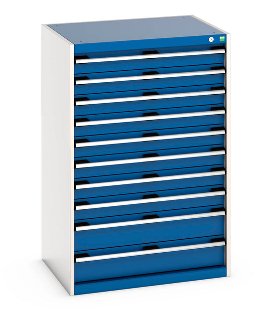 Cubio Drawer Cabinet With 10 Drawers (200Kg) (WxDxH: 800x650x1200mm) - Part No:40020066
